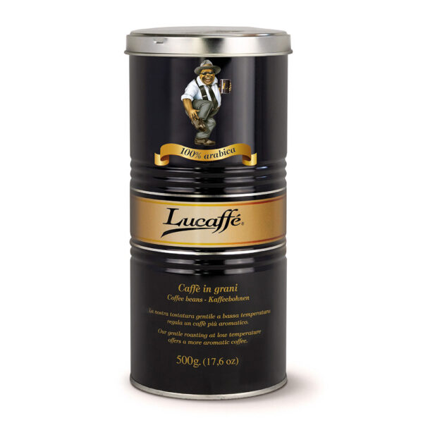 Lucaffè Mr. Exclusive 100% Arabica in grani/barattolo 500g
