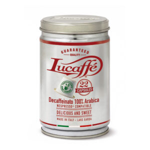 Lucaffè Decaffeinato 100% Arabica barattolo 22 capsule