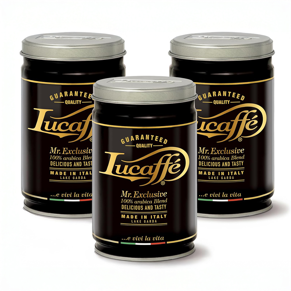Lucaffè Mr. Exclusive 100% Arabica macinato 250g - 3 pezzi