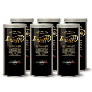 Lucaffè Mr. Exclusive 100% Arabica in grani/barattolo 500g - 6 pezzi